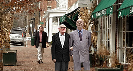 Back from the dead: David Whitney and Philip Johnson spotted on the way to the altar http://barkitecturemag.com/