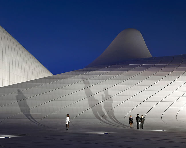 Buildings in Use: Heydar Aliyev Cultural Center by Zaha Hadid Architects. Photo by Hufton and Crow.