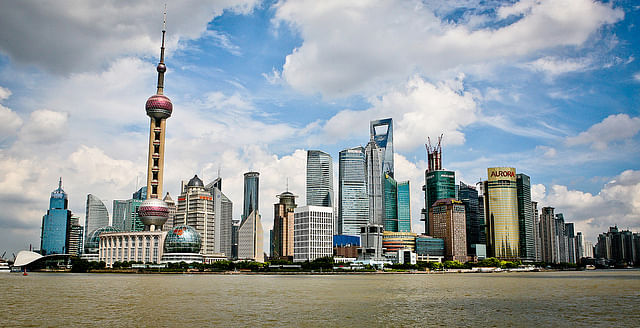 The Lujiazui skyline along the Pudong river. Photo: Matt Paish, via flickr.
