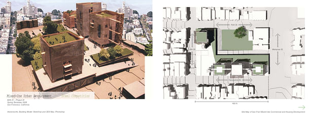 San Fran Mixed-Use Arial View and Site Plan