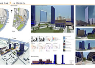 Putting the X in Drexel is a Mix Use project on Drexel University Campus near 30th Street Station