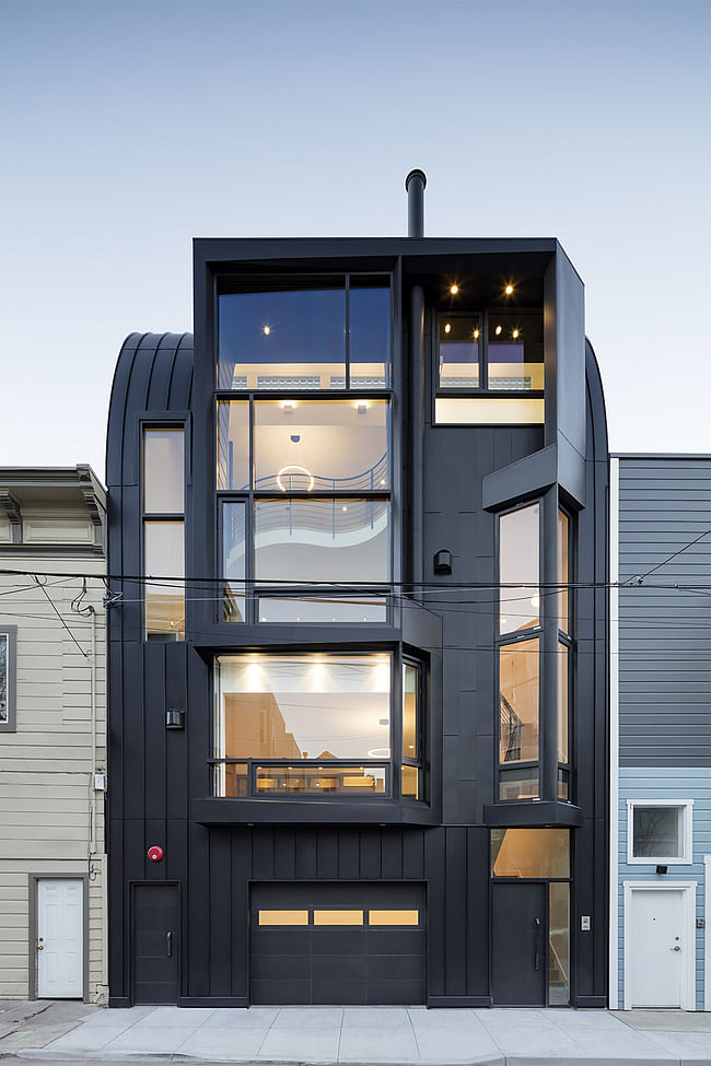 Black Mass - Linden Street Apartments in San Francisco, CA by Stephen Phillips Architects (SPARCHS); Photo: Tim Griffith Photography 