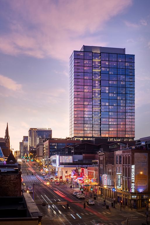 The Place at Fifth + Broadway by Pappageorge Haymes Partners; Gresham Smith, (Architect of Record); Brookfield Properties, Nashville, TN. Photo credit: Zack Benson Photography