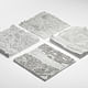 Planbureau's topographical, 3D concrete puzzles of San Francisco, The Grand Canyon, Budapest, and Zermatt.