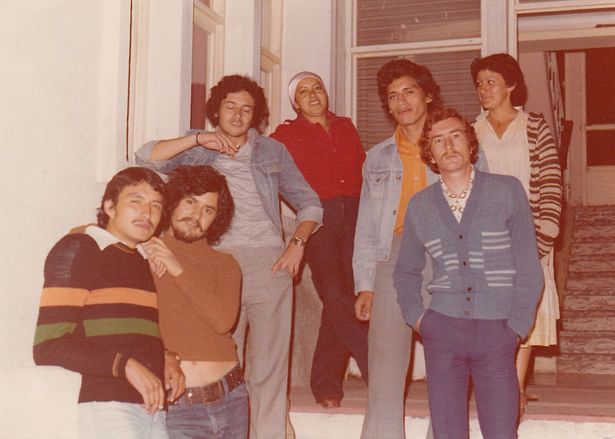 From left to right: Francisco Bohorquez, Jaime Bautista, Fernando Arregui, LuPe, Edgar Barahona, Oswaldo Arteaga, Fiona