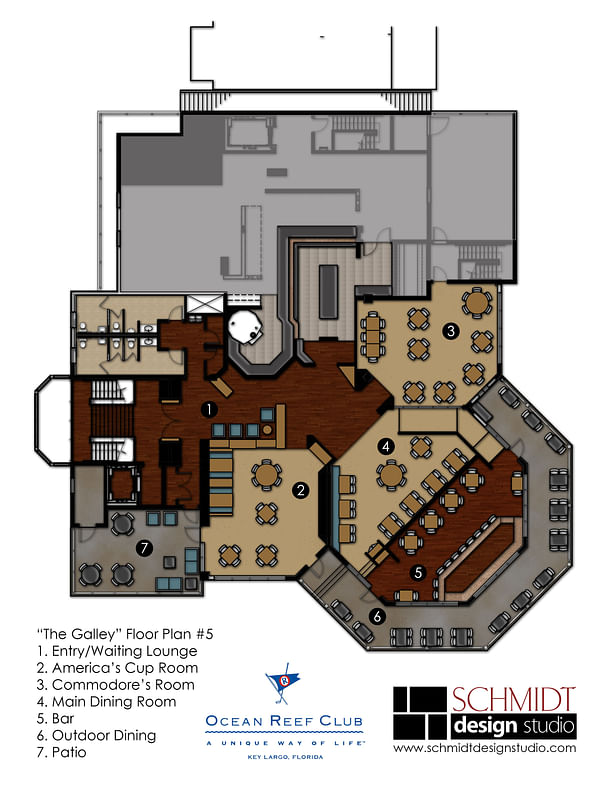 Floorplan Option - Rendered using CAD and Photoshop