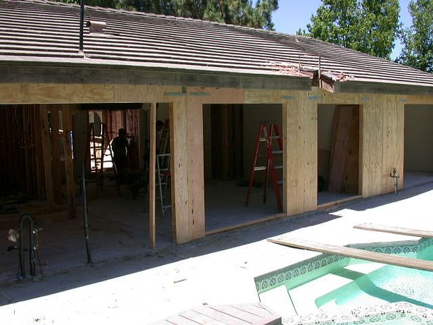 openings added to back of house to gaon light