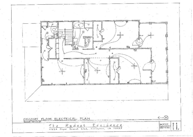 Second Floor Electrical Plan