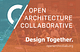 The newly launched OAC's logo, motto, and outlook. Image: Open Architecture Collaborative.
