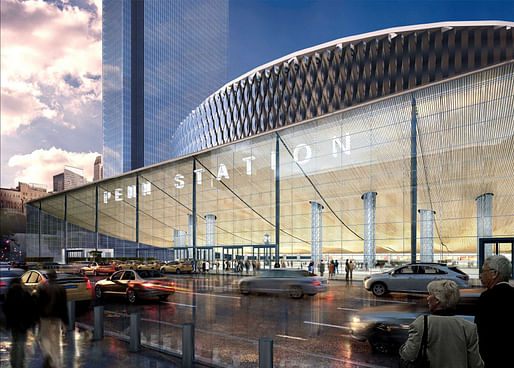 Rendering of 8th Avenue Entrance