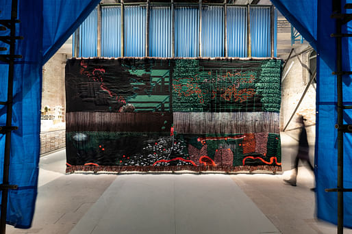 AD—WO and TextielLab's Ghebbi project at Venice Biennale, Venice, Italy, 2023. Image: Claudia Rossini