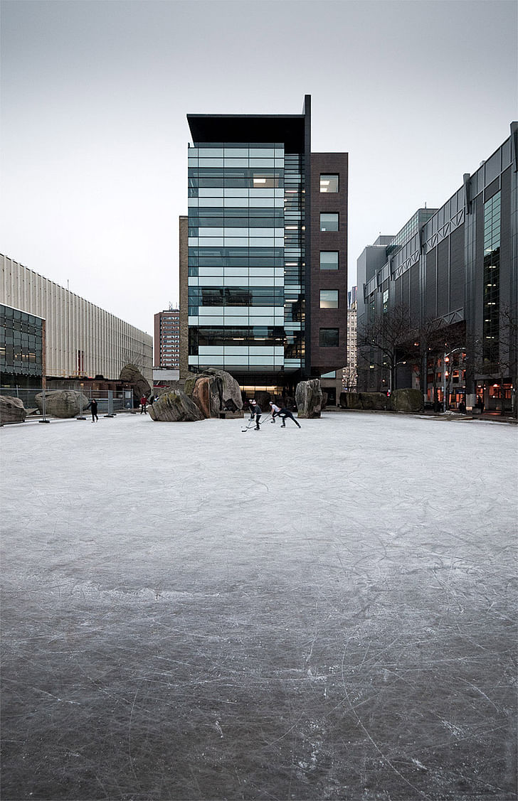 Hockey rink at Ryerson University, Toronto, ON © Sam Javanrouh