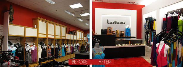Store Interior Before + After
