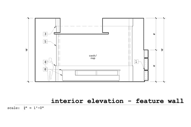 Interior Elevation West