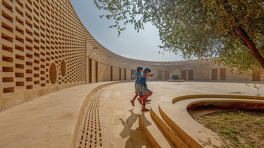 The Rajkumari Ratnavati Girl's School by Diana Kellogg Architects was a winner in the 2023 AIA Architecture Awards. Image credit: Vinay Panjwani