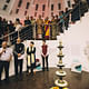 Shivaprasad Khenned, Director of NGMA along with the the curators Rahul Mehrotra, Ranjit Hoskote and Kaiwan Mehta during the opening ceremony Photo Credits: Tina Nandi Stephens