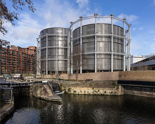 Gasholders London, N1 by WilkinsonEyre and Jonathan Tuckey Design for King’s Cross Central Limited Partnership.
