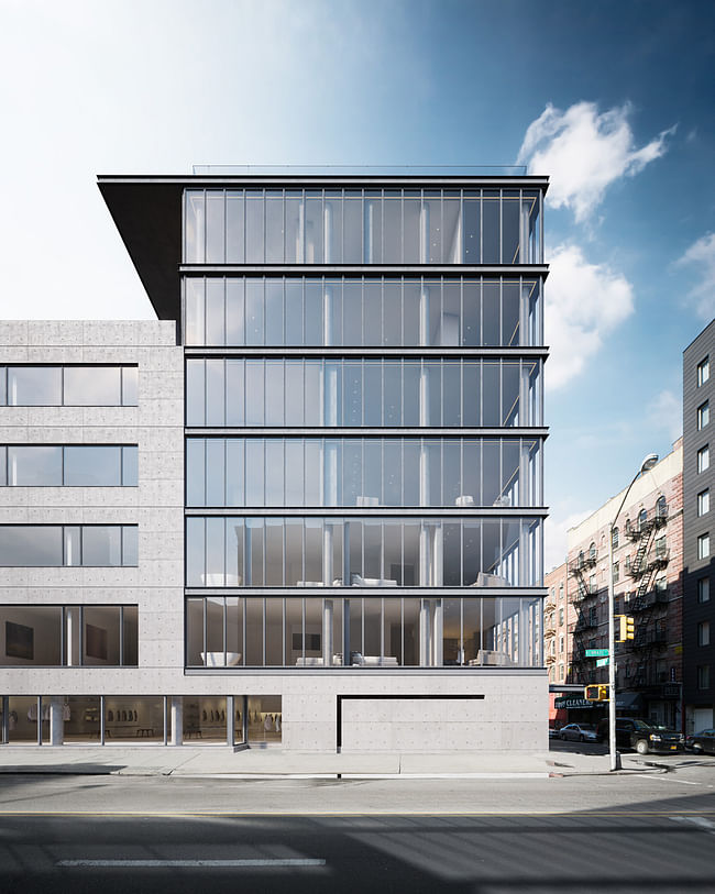 152 Elizabeth Street by Tadao Ando. (Rendering by Noë & Associates and The Boundary)