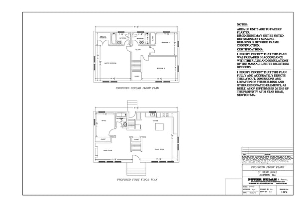 Star Road, Proposed Floor Plans (1 of 2)