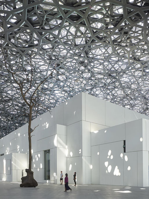 Interior of the Jean Nouvel-designed Louvre Abu Dhabi which opens this week. © Louvre Abu Dhabi, Photography: Roland Halbe.