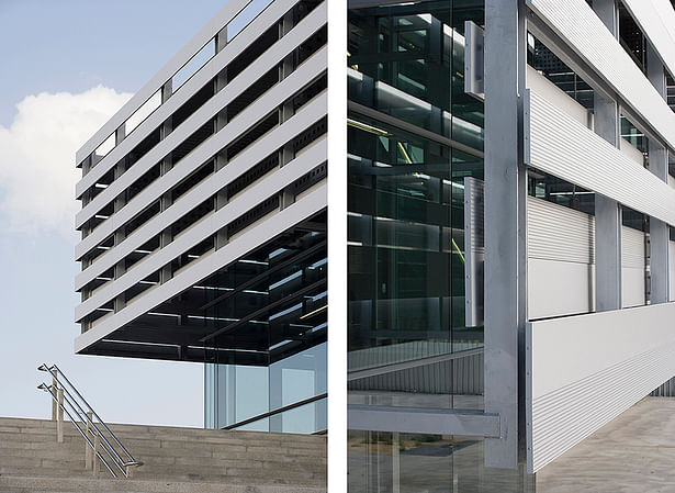 Details of the Linear Aluminum Louvers