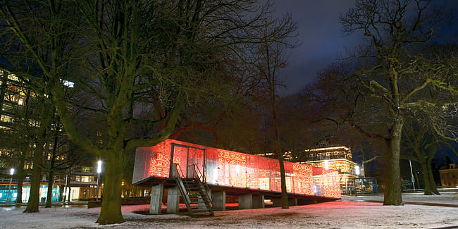 Bernard Tschumi, Glass Pavilion 1990 © tschumipaviljoen.org