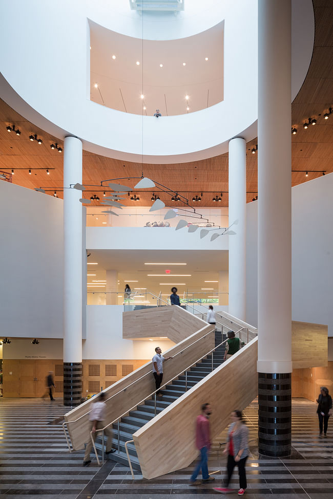 Alexander Calder’s Untitled (1963) on view in the Evelyn and Walter Haas, Jr. Atrium at the new SFMOMA; photo: © Iwan Baan, courtesy SFMOMA.