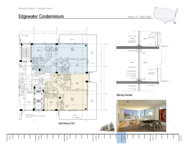 Edgewater Unit Plan and Section