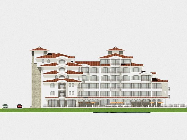 Complex of Holiday Apartments 'Chateau Valon' - Elevation