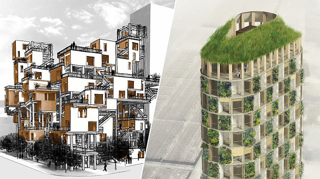 Winning designs from the TREEHOUSING International Wood Design Competition.