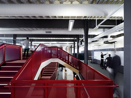 'Workplace Design': Red Energy by Carr. Photo Credit: Earl Carter.