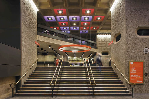 Barbican Foyers. Image courtesy Barbican Centre.