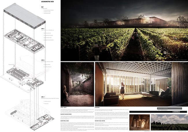 Results of the Wine Culture Centre Competition: FIRST PRIZE: TEAM V
