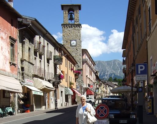 The town of Amatrice before its destruction yesterday. Image via wikimedia.org