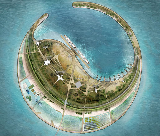 DS+R's winning proposal for the South Sea Pearl Eco-Island development.