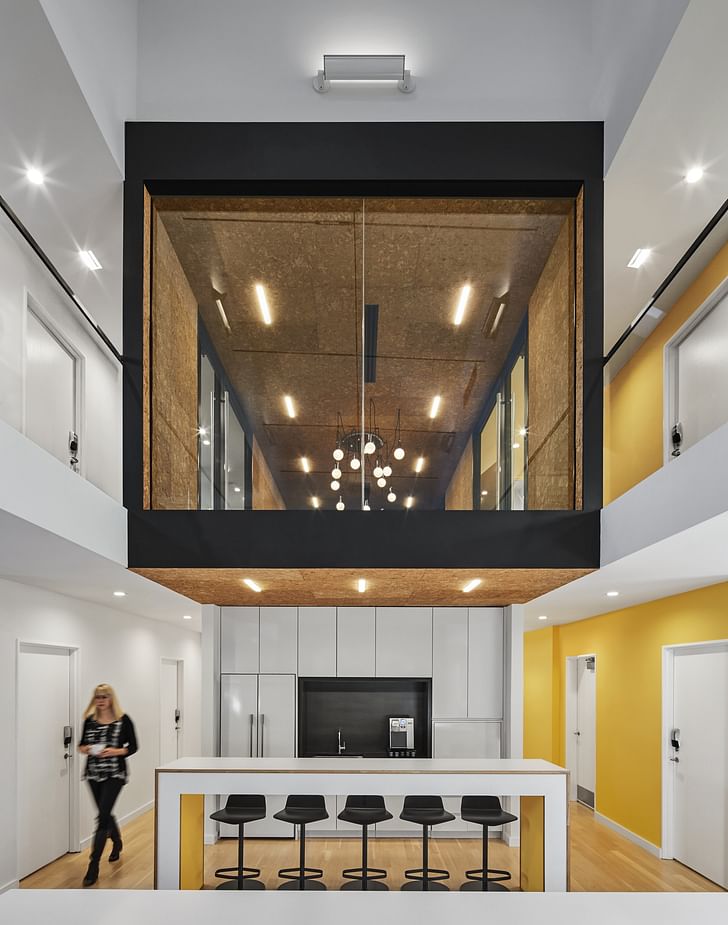 Quinnipiac University Brand Strategy office. Photo: Robert Benson Photography.