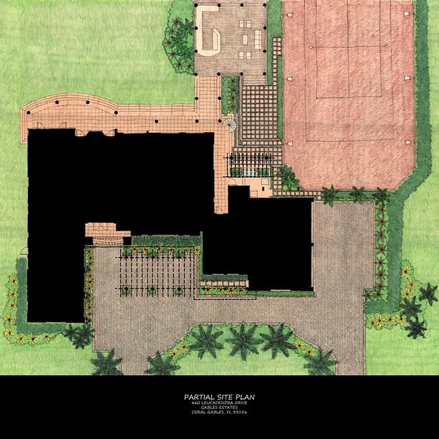 Color Rendered Site Plan