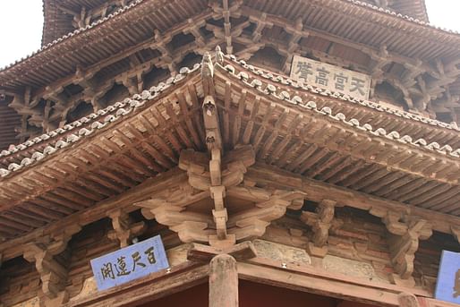 Dougong structure used in Yingxian Wooden Pagoda