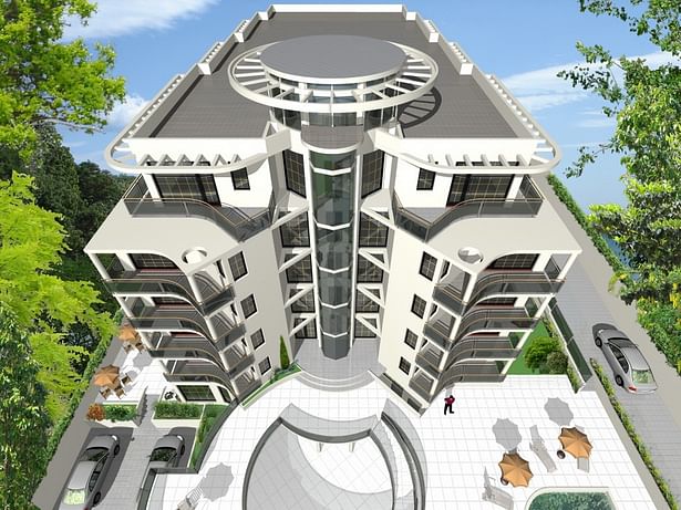 Complex of Holiday Apartments „BOMOND” - visualization