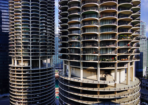 Marina City buildings, image via Jeffrey Zeldman/flickr.