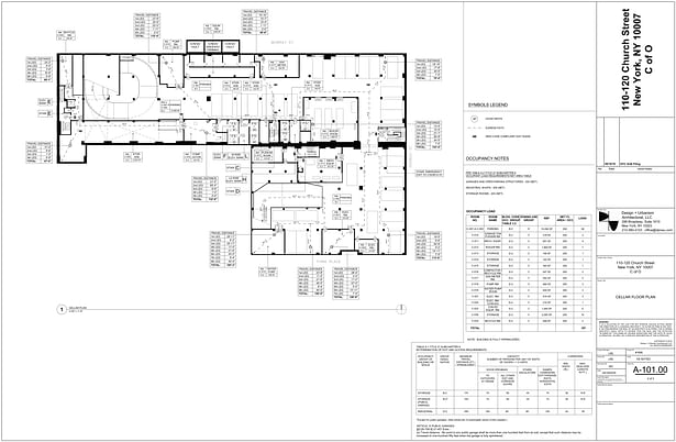 Cellar Floor Plan A-101