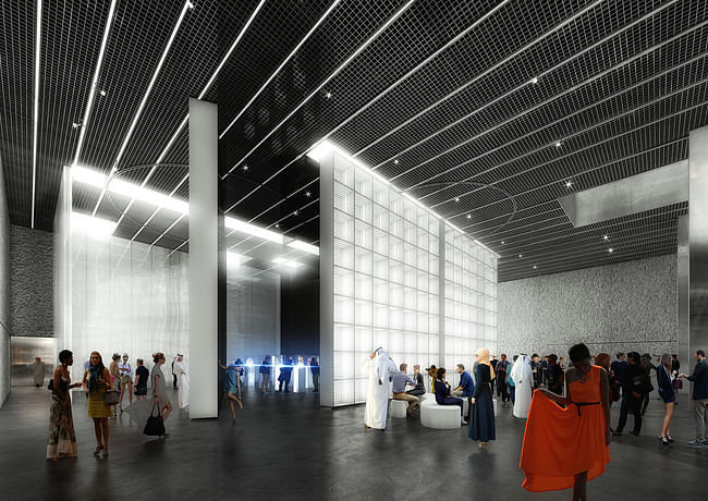 Rendering of the interior view of Alserkal Avenue. Image: OMA.