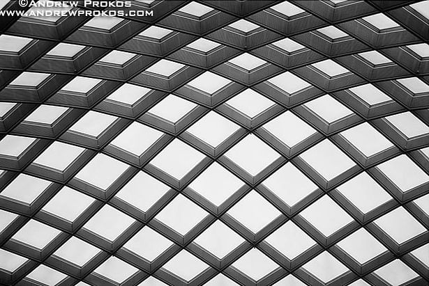 Kogod Courtyard Roof - Foster + Partners. Photo © Andrew Prokos.