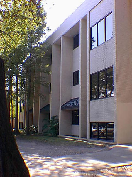 Existing 1970s lab building