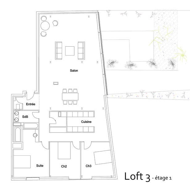 Plan of apartment 3