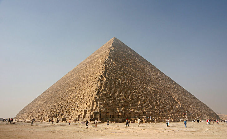The pyramids of Giza are some of the oldest works of architecture but are will likely be among the longest to survive into the future. Credit: Wikipedia