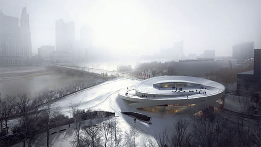 National Veterans Memorial and Museum rendering by Allied Works, located in Columbus, Ohio. Image: MIR. 