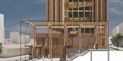 Honorable Mention: Timber Arts from Boston Architectural College. Image courtesy ACSA.