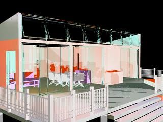 Viz Model of Low Income Housing Container Home-3