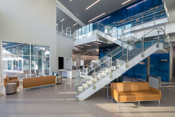 Lobby of Inglewood Senior Center